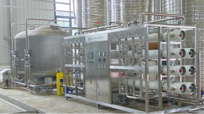 9噸每小時反滲透設備 33噸工業純凈水處理設備